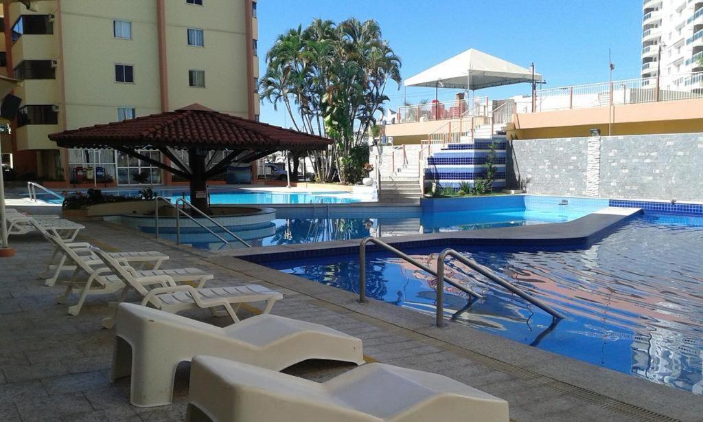 Caldas Novas - Go - Apartamento Parque Das Aguas Quentes Bloco 1 - Em Frente Clube Prive Exteriér fotografie